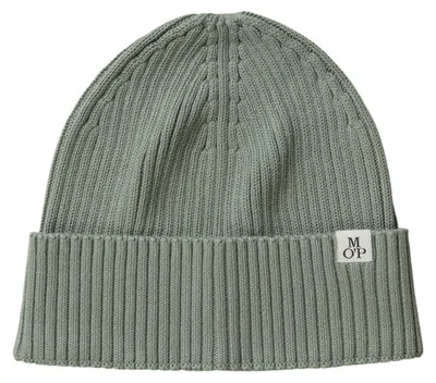 Productafbeelding van Marc O'Polo beanie muts Knitted Beanie Faded Mint groengrijs