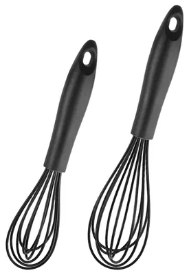 Productafbeelding van Set van 2 Siliconen Garde, 23 cm en 26 cm, Zwart
