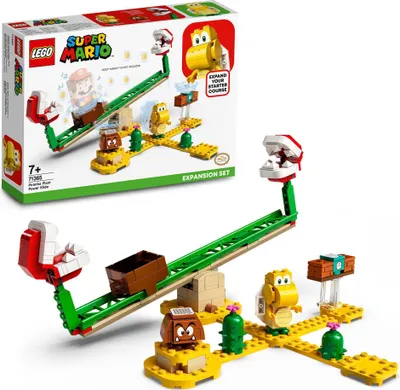 Produktbild von LEGO 71365 Super Mario Piranha-Pflanze-Powerwippe – Erweiterungsset, Bauspiel