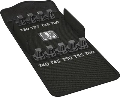 Produktbild von Wera 9404 Textile Box 8767 C TORX HF 1, leer, Schwarz, Textil, China, 160 mm, 120 mm, 48 mm
