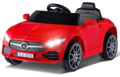 Obrázek produktu pro LEAZDM Elektrické autíčko pro děti, model Mercedes-Benz CLS 350, elektrické autíčko s dálkovým ovládáním, 12V, rozměry 90x60x40 cm, červené
