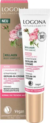 Produktbild von Logona moisture lift straffendes Serum-in-creme Auge 15 ml