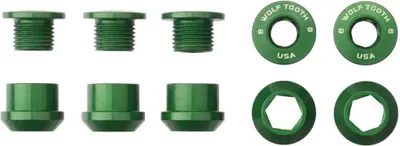 Produktbild von Wolf Tooth Kettenblattschraubensatz 5 Einheiten Silber 6 mm Silber 6 mm