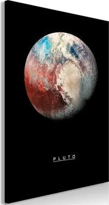 Produktbild von Italienischer Leinwand Leinwandbild - Pluto (1 Part) Vertical 60x90 cm Für Kinder n-C-0181-b-a