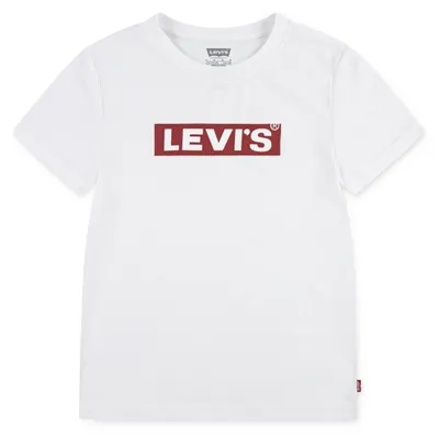 Productafbeelding van Levi's jongens wit T-shirt met boxprint
