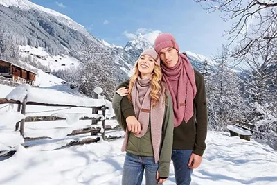 Winter Schal aus 100% Wol, Hauptbild