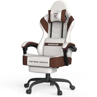 Produktbild von Verdego Gaming Stuhl, Bürostuhl Schreibtischstuhl, Ergonomischer Gaming Sessel, Technical Fabric, Chefsessel, Racing Stuhl Computerstuhl, Beige-Braun