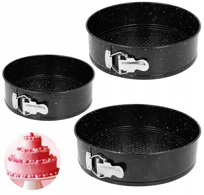 Produktbild von Brunbeste Set 3 runde Kuchenformen 24/26/28 cm