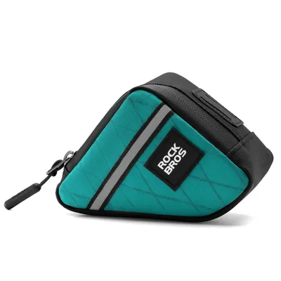 Produktbild von ROCKBROS Fahrradtasche kleine Werkzeugtasche Rahmentasche Tragbarkeit für Brompton 0,25L Blau