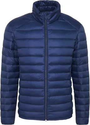 Produktbild von Herren-Steppjacke, Biker-Stil, 100 Gramm Füllung, ideal für Herbst und Winter, lässig, wasserdicht.