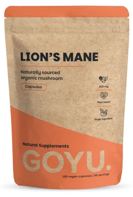 Productafbeelding van Goyu Lion's Mane Capsules Biologisch - 60 Capsules (60 capsules)