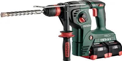 Produktbild von Akku-Kombihammer KHA 36-18 LTX 32 (600796810) mit Metabo-Quick-Wechselfutter MetaLoc 18V 4x8Ah LiHD + ASC 145 Duo