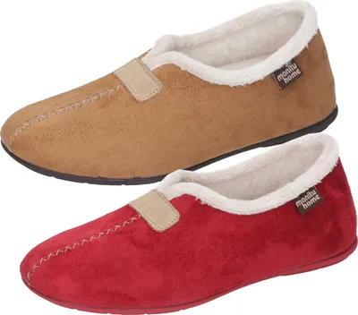 Produktbild von Manitu Damen Hausschuhe Ballerinas Pantoffeln 340273, Größe:41 EU, Farbe:Braun