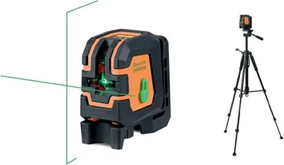 Zdjęcie produktu dla geo-Fennel laser krzyżowy Geo1X-GREEN + statyw