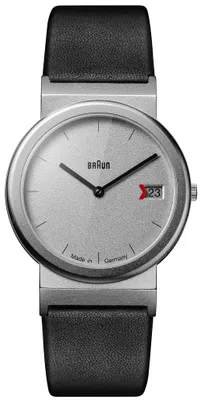 Produktbild von Braun Uni Analoguhr AW50 – Zeitloses Design mit Schweizer Präzision