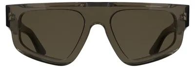Zdjęcie produktu dla Okulary przeciwsłoneczne uni  dla dorosłych Calvin Klein CK25539S - przezroczysty brąz z brązową oprawką