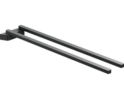 Produktbild von Ravak 10° - Handtuchhalter schwenkbar, 450 mm, Schwarz X07P564