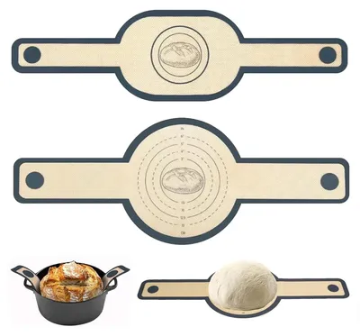 2 Silikon-Backmatten für Dutch Oven, antihaftbeschichtet, wiederverwendbar