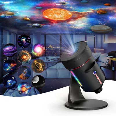 Produktbild von Projektor für Sternenhimmel, Milchstraße und Galaxien, Galaxie-Projektor für das Schlafzimmer, HD-Planetarium-Projektor