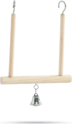 Produktbild von Beeztees Schaukel - Vogelspielzeug - inkl. 1 Glocke - 10x11 cm