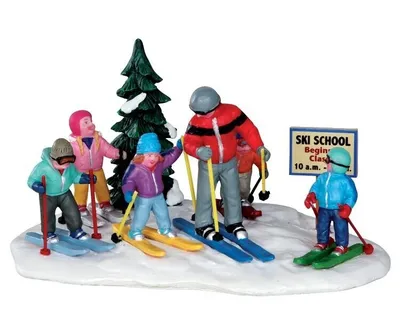 Produktbild von Lemax Weihnachtsdorf Skischule
