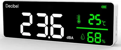 Produktbild von Levenhuk Wezzer Teo TH70 Thermohygrometer, Lärmmessgerät
