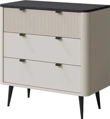 Produktbild von Schubladenkommode Marly Sideboard 90x40x82cm Farbe wählbar,Kaschmir / Graustein