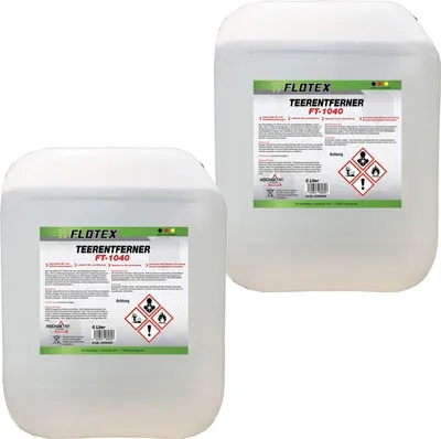 Produktbild von Flotex Teerentferner, 2x5L Teerreiniger löst Teer Fett Bitumen Öl Rückstände