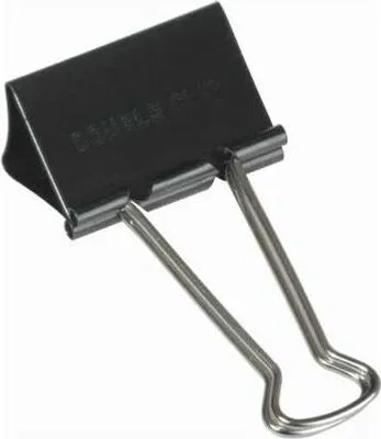 Produktbild von Metallklammern, 41 mm, schwarz, 12 Stück