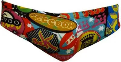 Image de Turbo Stickers Colors Slip de bain Multicolore M Hommes Multicolore M