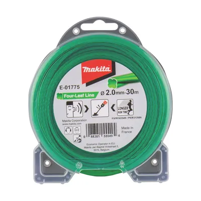 Produktbild von Makita E-01775 Żyłka tnąca czterolistkowa 2.0mmx30m