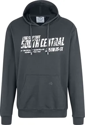 Produktbild von Übergrößen Kapuzen-Sweatshirt AHORN SPORTSWEAR Lone Star weiß Iron Grey 5XL
