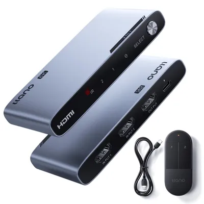 Produktbild von HDMI-Umschalter HDMI-Switch 2 in 1 - HDMI 2.1 - 8K - eARC - 2 Eingänge, 1 Ausgang