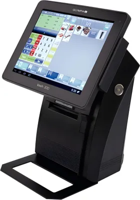 Produktbild von OLYMPIA Touch 200 Registrierkasse 3 Jahre TSE Lizenz Android Betriebssystem, Schwarz