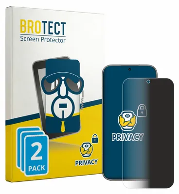 Produktbild von 2x BROTECT Sichtschutzfolie für Honor 600 Anti-Spy Privacy Sichtschutz Blickschutz Folie Blaulicht-Schutz