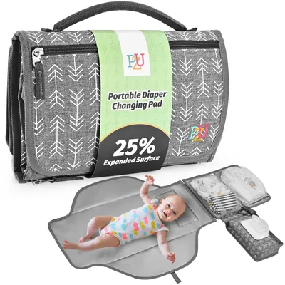Produktbild von Tragbares Wickelauflage für Babys mit wasserdichter Tasche
