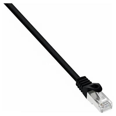 Zdjęcie produktu dla Kabel krosowy kat. 5e F/UTP czarny 0,5m