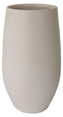 Produktbild von Bodenvase Petra Beige creme H. 35cm D. 24cm leicht konisch Keramik CreaFlor Home