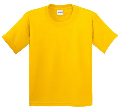 Image de T-shirt enfant Gildan à col rond et manches courtes FK394 (M) (marguerite)