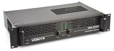 Produktbild von Vonyx VXA-3000, 2.0 Kanäle, 90 dB, 1500 W, 1000 W, 70 dB, 3000 W