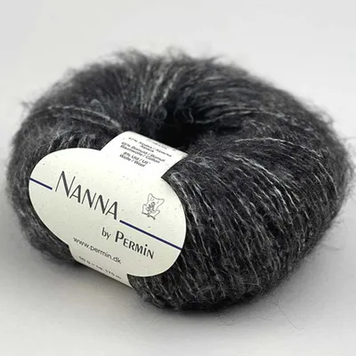Image de Nanna by Permin – Fil couleur naturelle (alpaga, coton, mérinos) (04 gris foncé)