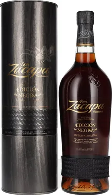 Produktbild von Ron Zacapa Centenario EDICIÓN NEGRA Sistema Solera Gran Reserva 43% Vol. 1l in Geschenkbox