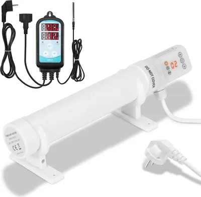 Produktbild von Bettizia Gewächshausheizung 60W Mit 3000W Digitaltemperaturregler Elektrische Stabheizung für Gewächshäuser IP44 Stabheizung Weiß