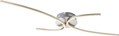 Produktbild von LED Deckenleuchte, Metall nickel matt, weiß, L 95 cm
