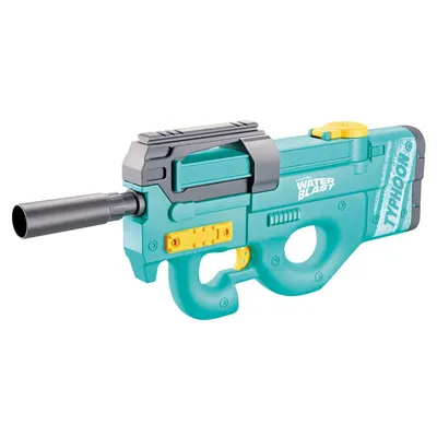 Productafbeelding van Elektrische waterpistool met continue spuitfunctie – 450 ml inhoud, groen