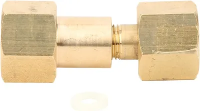 Productafbeelding van Argonregulator adapter - 320 naar 580 - Ideaal voor CO2-tank - Messing cilinderadapter - 15 MPa - Geschikt voor elke argonregulator...