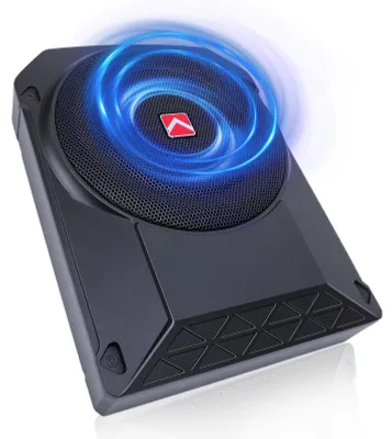 Imagen del producto de Subwoofer activo de 10 pulgadas - 800 W de potencia - Montaje debajo del asiento
