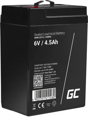 Produktbild von Green Cell Ersatzbatterie AGM02 6V/4,5Ah