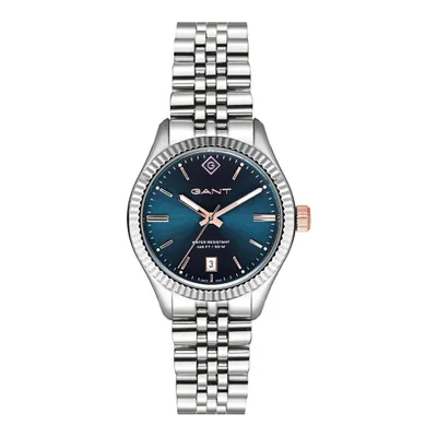 Produktbild von Gant Damen Armbanduhr Sus Serie G136004 Edelstahl Blau 34mm Wasserdicht 5 ATM