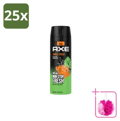 Produktbild von 25 x Axe Deodorant Bodyspray Jungle Fresh - 150 ml - Sparpackung - 25 Stücke